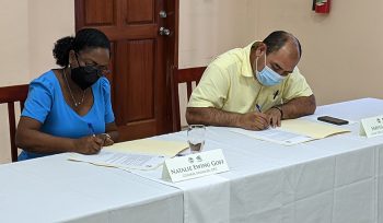 Ministry of Agriculture and DFC Signing