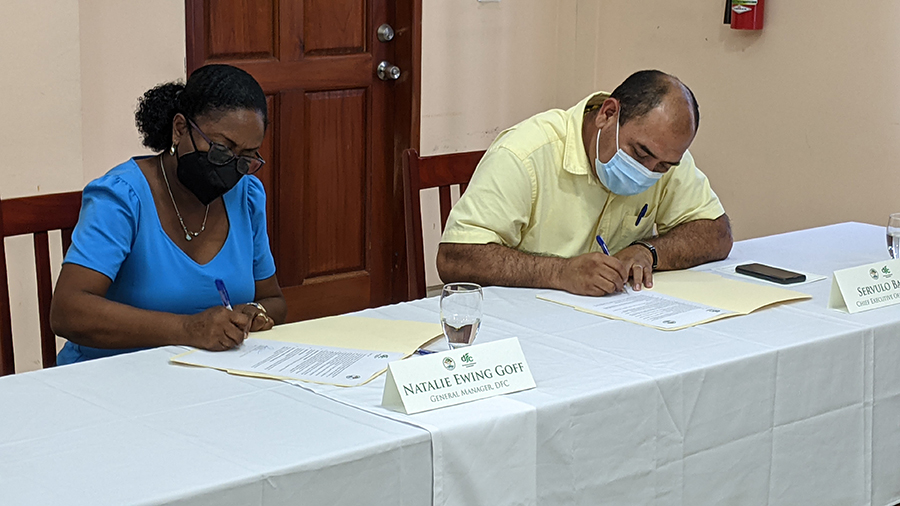 Ministry of Agriculture and DFC Signing