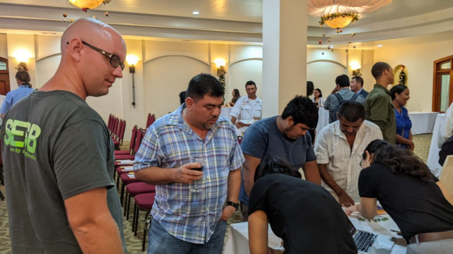 15 – SESB Booth attending queries