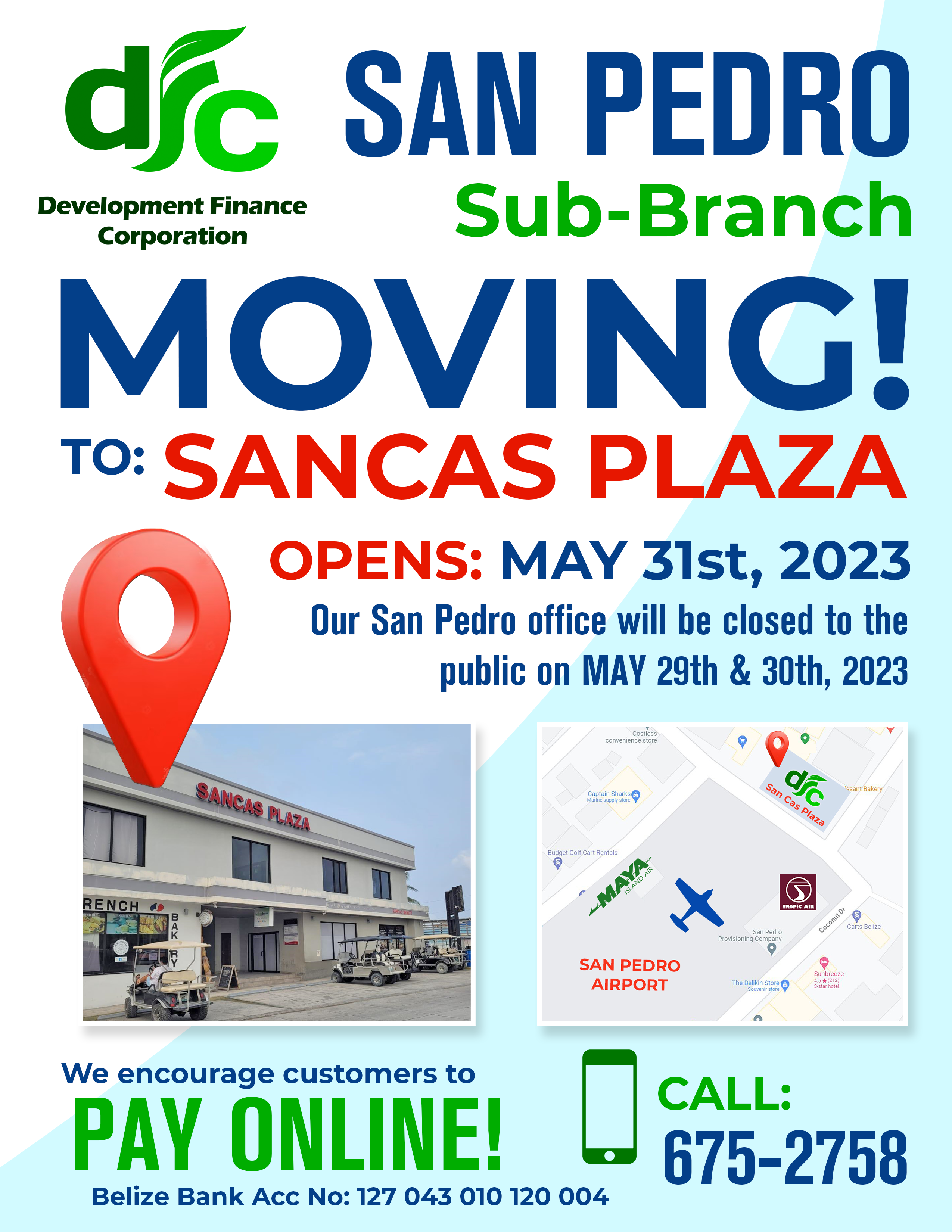 DFC San Pedro Relocation to SanCas Plaza